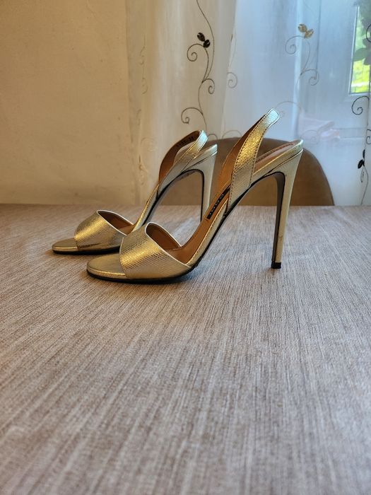 Sandale elegante Anna Cori aurii