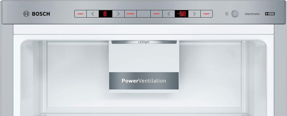 Хладилник с фризер BOSCH KGE398IBP 201 см