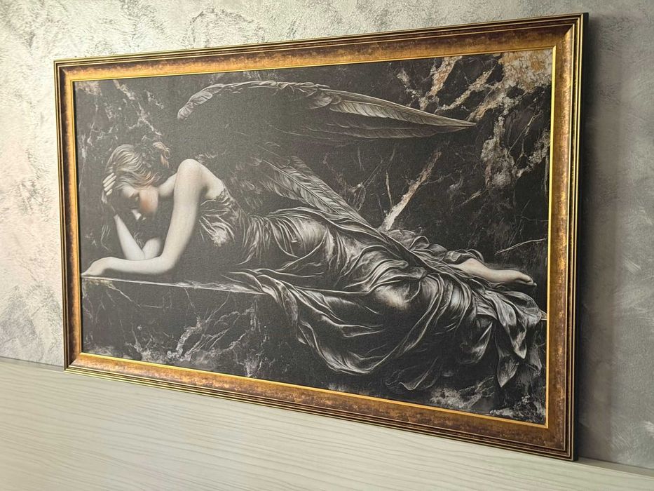 Tablou Artxlife- Sleeping Angel Black Marble