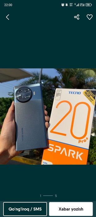 5kun boʻldi ochilganiga Tecno Spark 20pro+