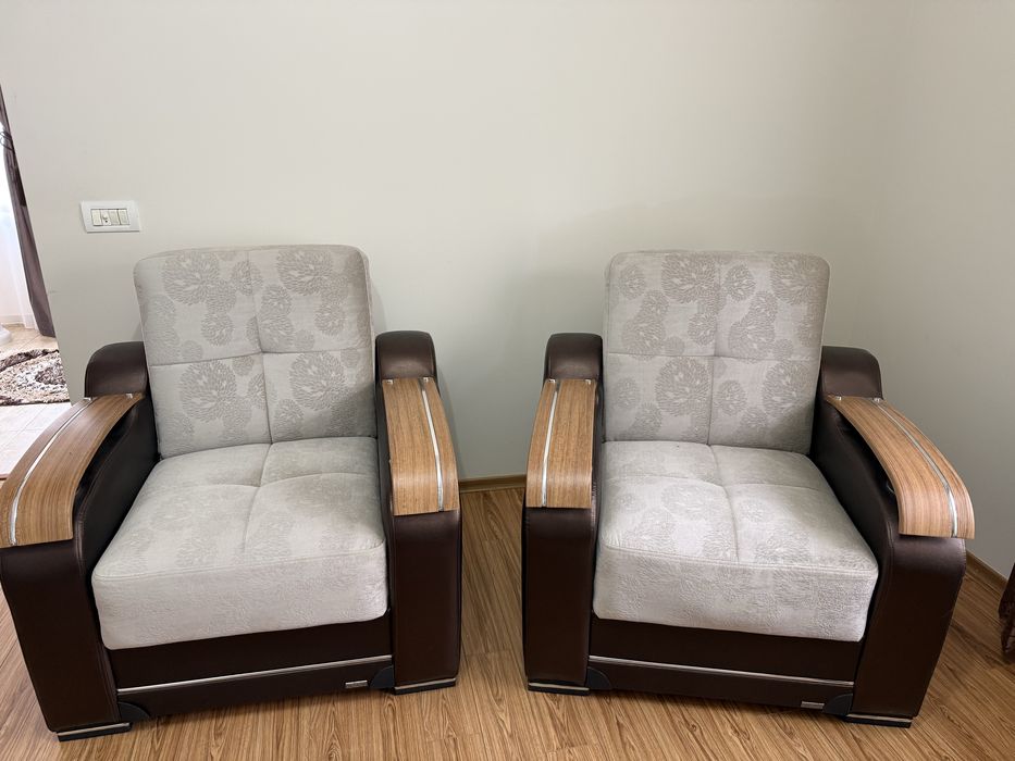 Canapea cu 2 fotolii Extensibile toate 3
