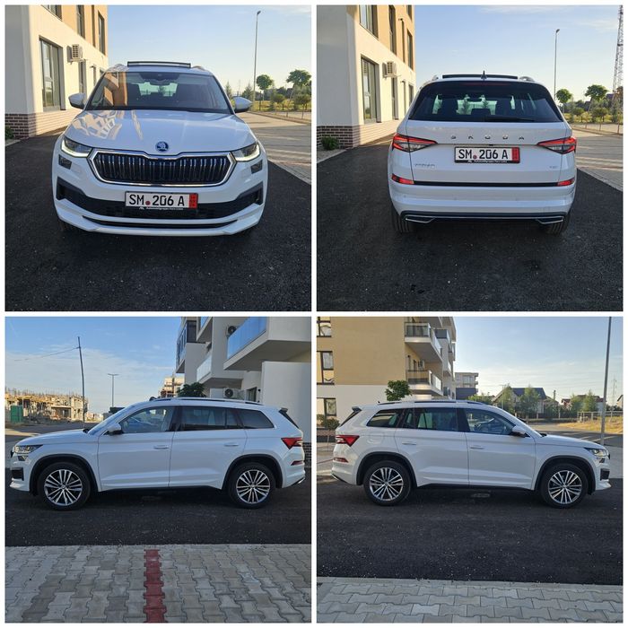 Skoda Kodiaq  2.0 Laurin&Klement_Alb Perlat_Plafon_Cam 360°_Canton_Distronic