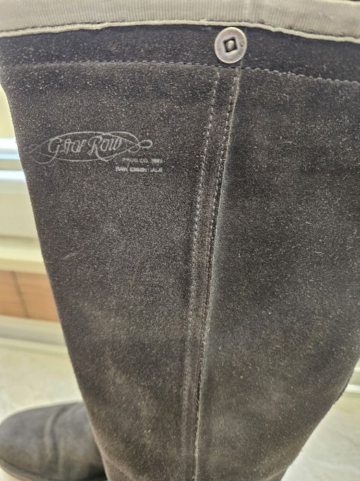 Дамски ботуши естествен велур