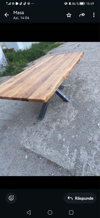Mese din lemn masiv blaturi din lemn masiv