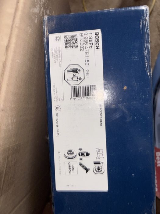 Vand 3 discuri de frana Bosch-Mercedes Benz