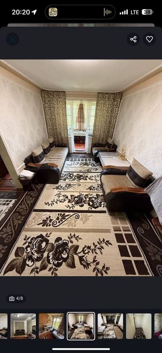 Срочно сдается 2х комнатная квартира на 4этаже