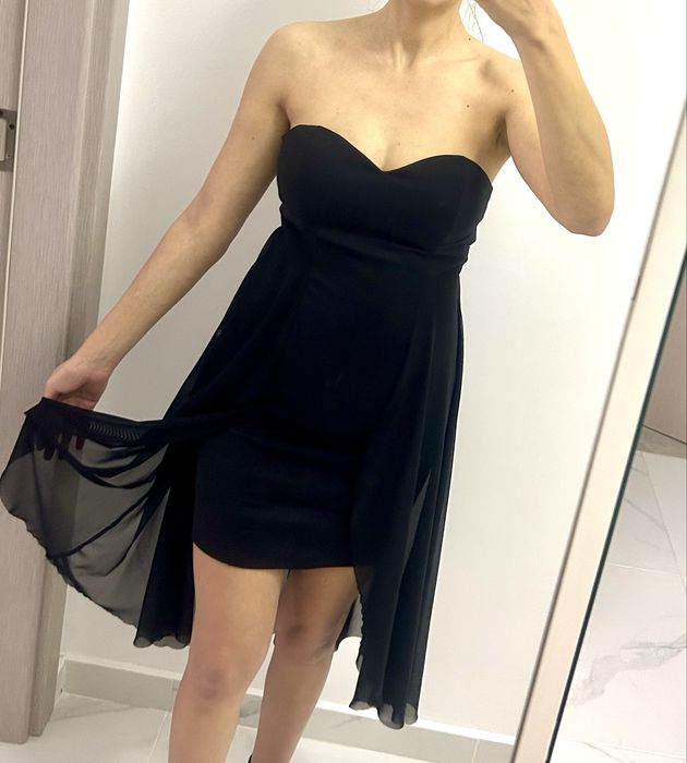 Rochie neagra de ocazie Vero Moda