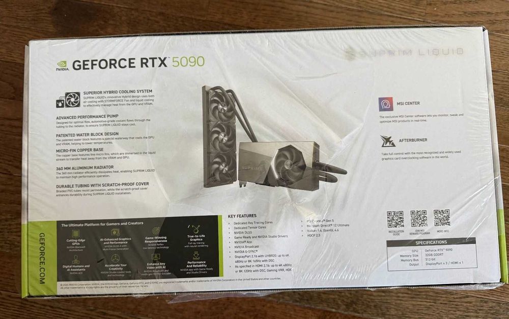 Видеокарта Geforce RTX 5090 32 Gb