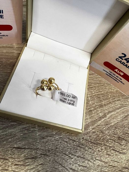 (AG42) Inel aur 14k 3.97g b35081 - Garantie 2 ani!