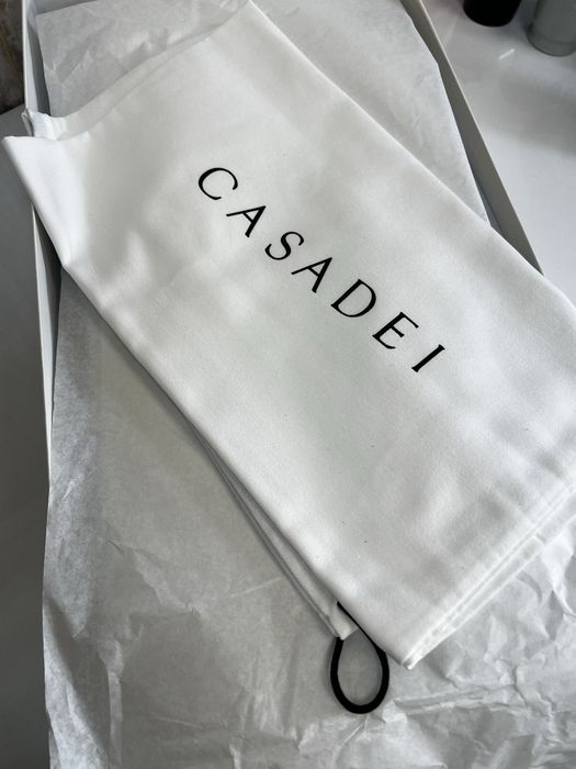 Cizme Casadei Blade High piele intoarsa negru