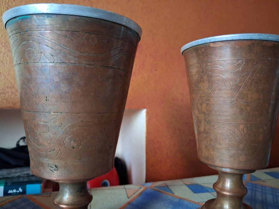 Pocal /cupa alama/cupru vinted decorativ antichități