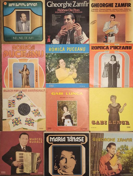 Gabi Luncă, Romica Puceanu, jazz rock country soundtrack discuri vinil