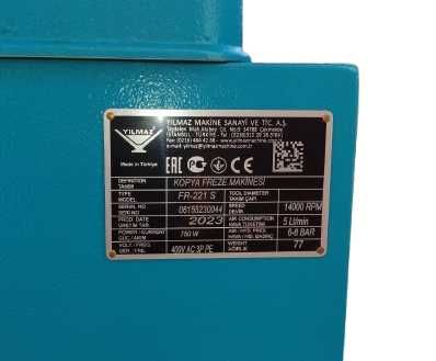 Freza de Copiat cu Racire ptr. Aluminiu & PVC - FR221S / YILMAZ