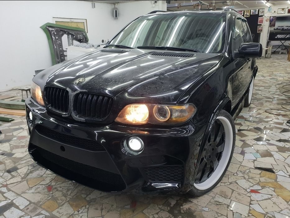 BMW X5E53 передний бампер Shahdesign
