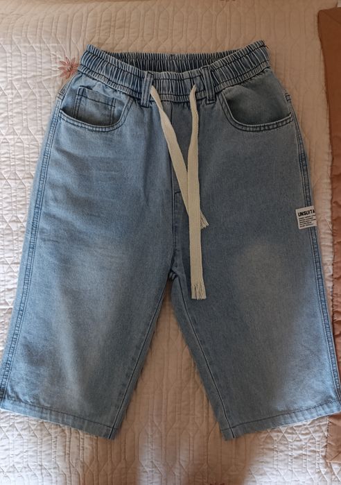 Джинсовые шорты на девочку 10-13 лет