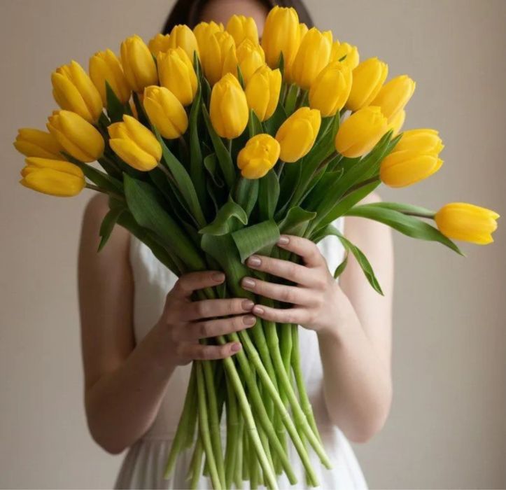 Шикарные тюльпаны астана