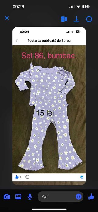 Vand lot hainute pt fetita