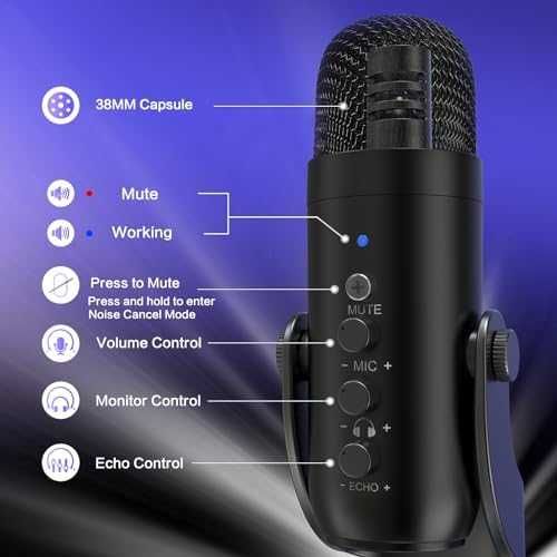 ZealSound USB микрофон за PC/PS5 Streaming