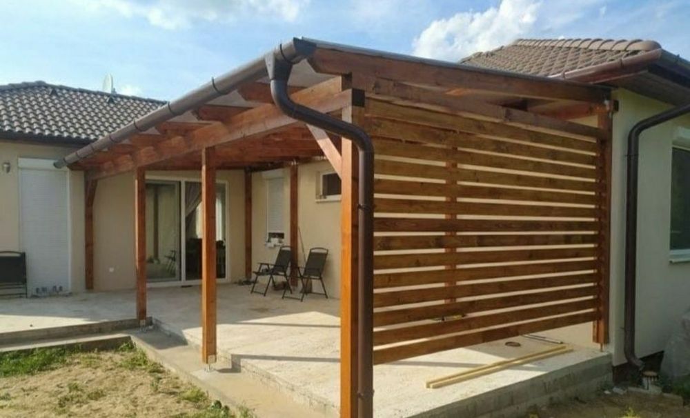 Vand foisoare terasa pergole rustice