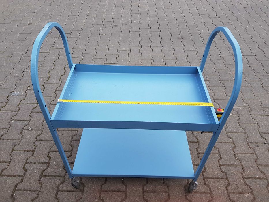 Carucior atelier, 2 polite, reglabile in inaltime, 760x450x970 mm