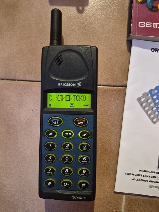 Ретро телефон GSM Sony Ericsson GA628 Сони Ериксон Работеща  Антика