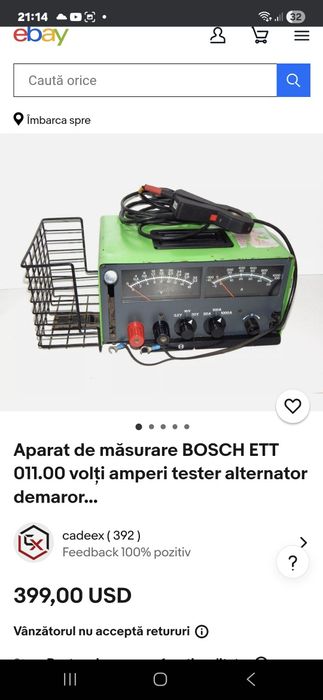 Tester auto bosch ett 01100
