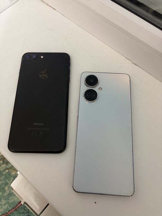 Iphone 7+, techno camon 19