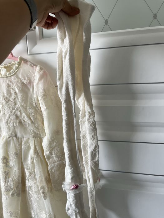 Нарядное платье в подарок колготки