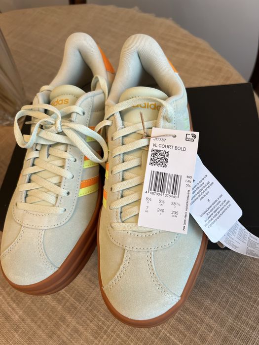 Sneakers Adidas VL Court Mint, marime 38 2/3