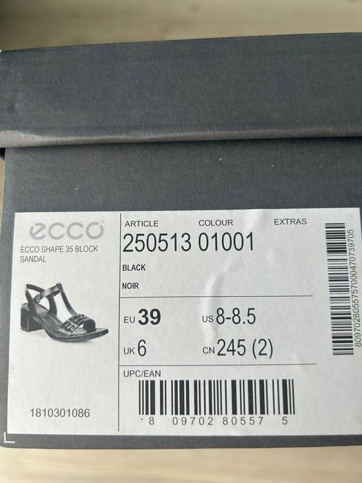 Дамски сандали Ecco, 39 номер