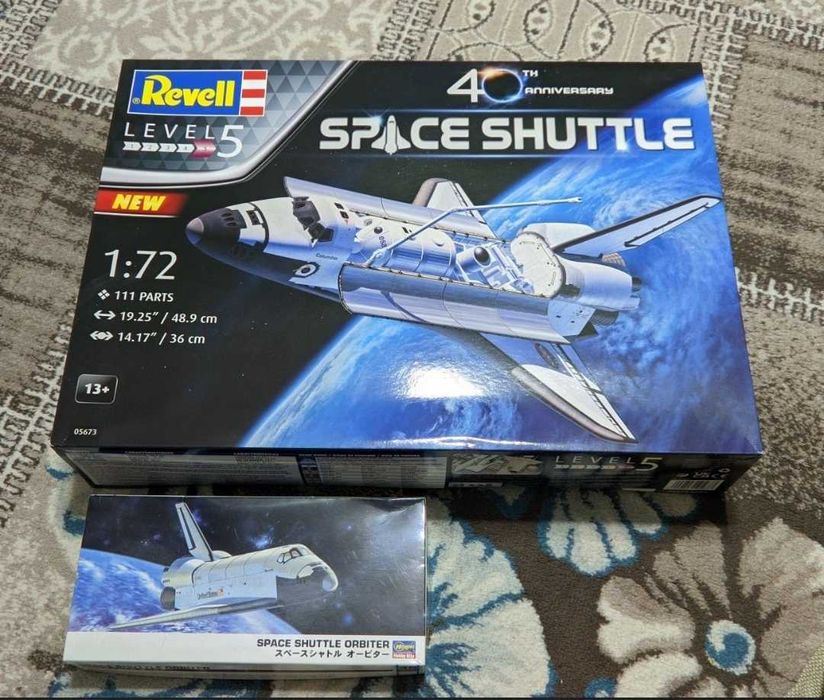 Space Shuttle 1/72, сборная модель.