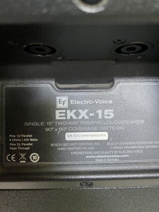 Electro Voice EKX-15 Pasive