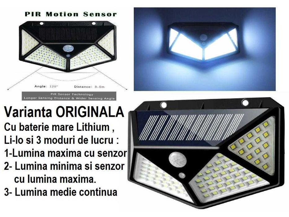 Lămpi solare Lithium Li-Io de excepție Long-Life Germania