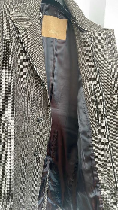 Palton Zara Man maro herringbone elegant M/L