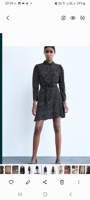 Поли zara, mango,  h&m s-xs