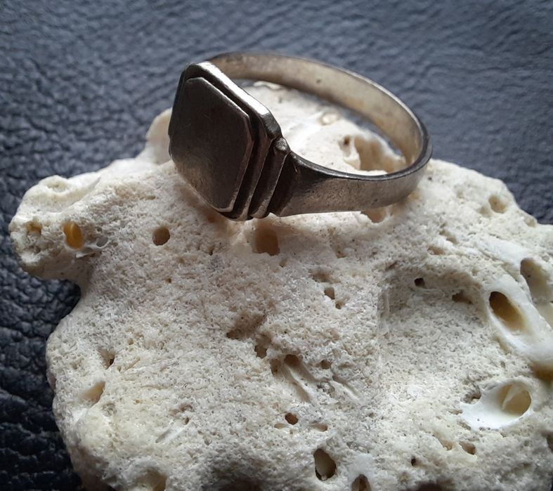 Стар винтидж сребърен пръстен - унисекс,ръчна изработка!