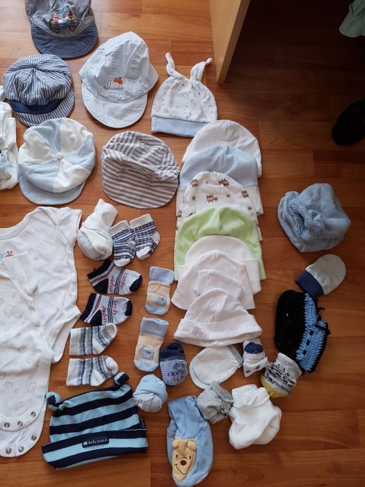 Лот бебешки дрехи за новородено,за момче 50 бр