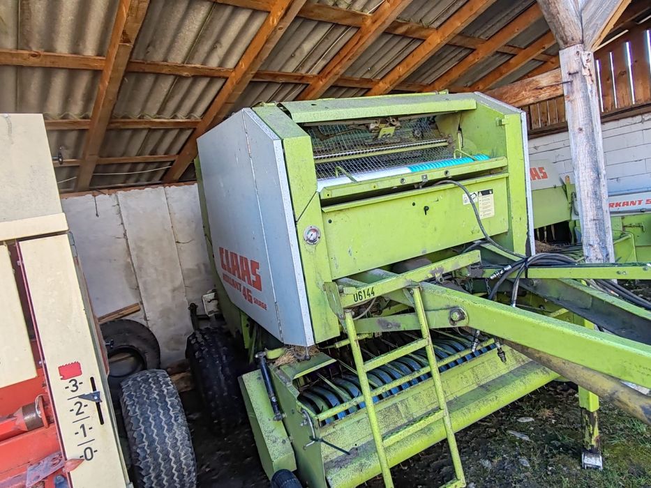 Claas rollant 46 silage presa balotiera krone welger