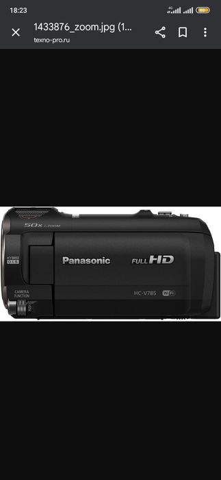 Видеокамера panasonic