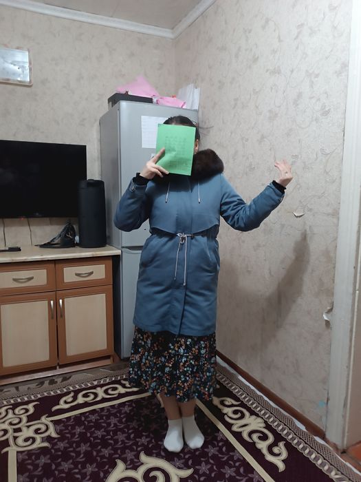 Зимный куртка очень теплый натурал