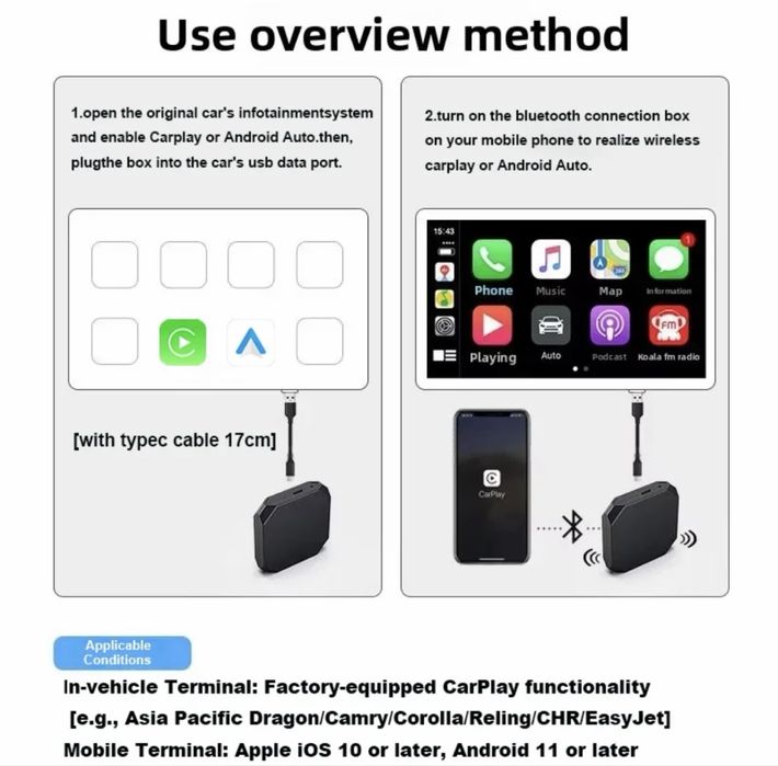 Carplay (Chevrolet, Changan, Monza, …)
