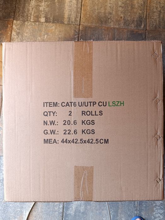 Cablu UTP CAT6 LSZH rola de 305m