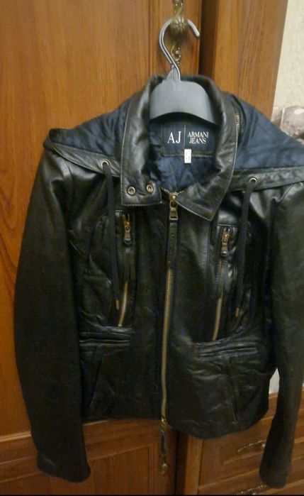 Кожено яке Armani Jeans