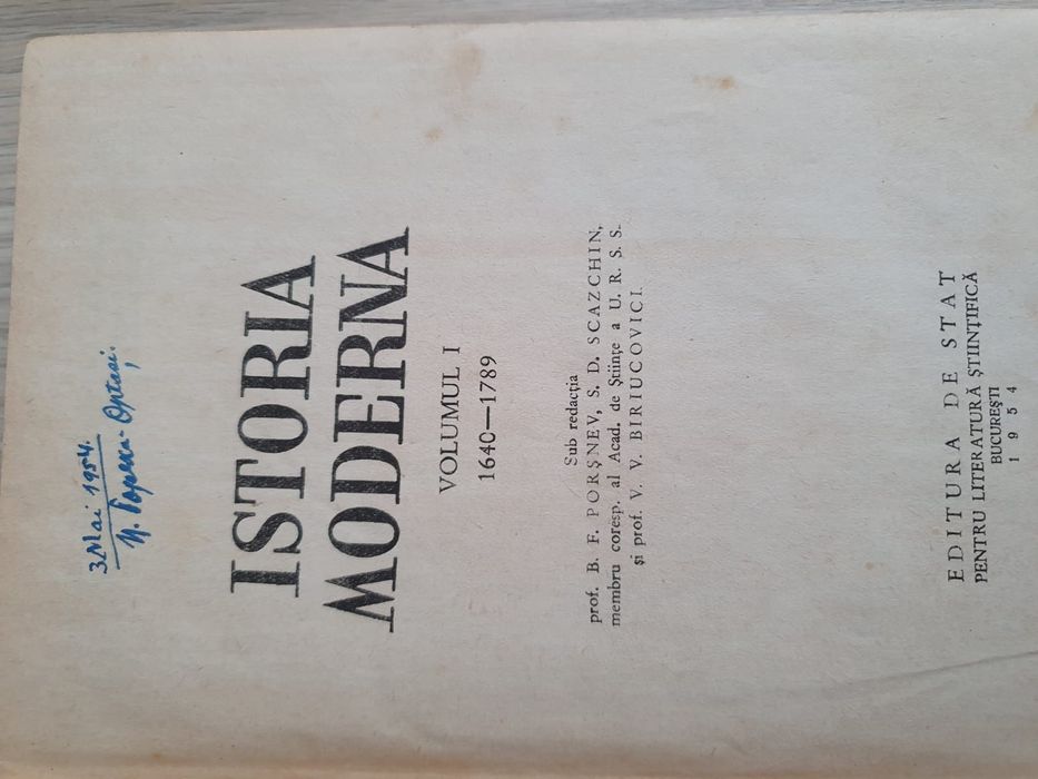 Istoria Moderna 1954