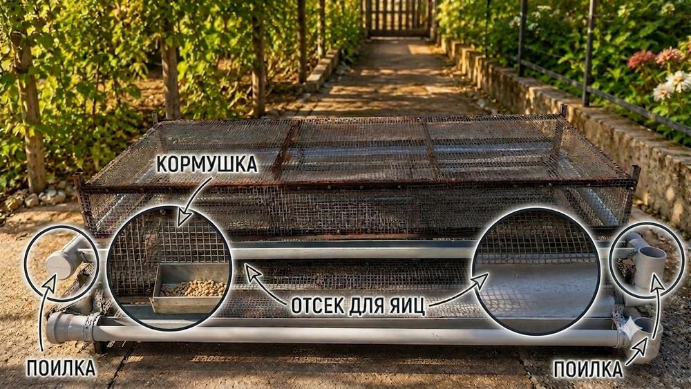 Продается клетка для содержания перепелов