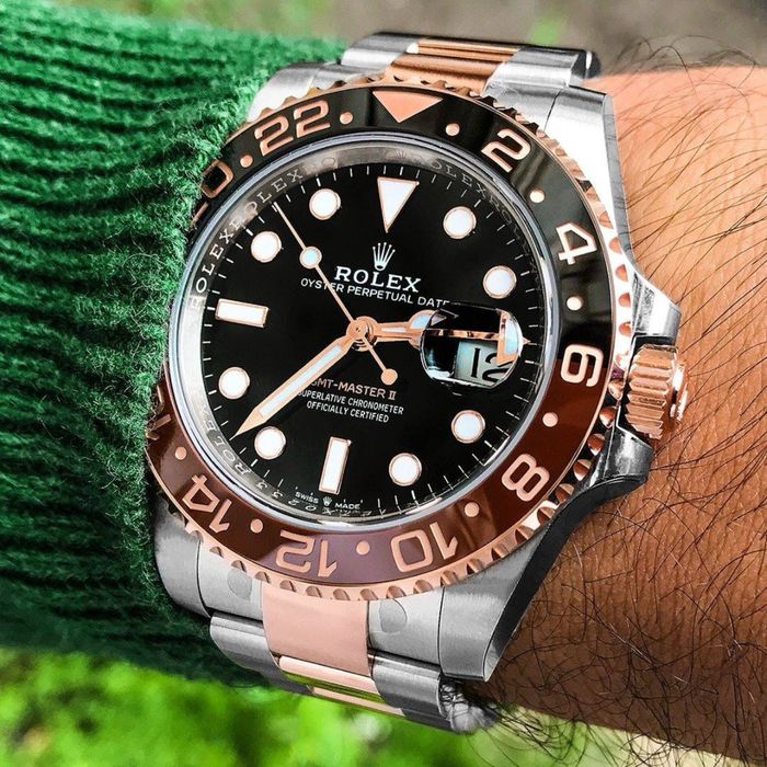 rolex gmt - master ll bicolor