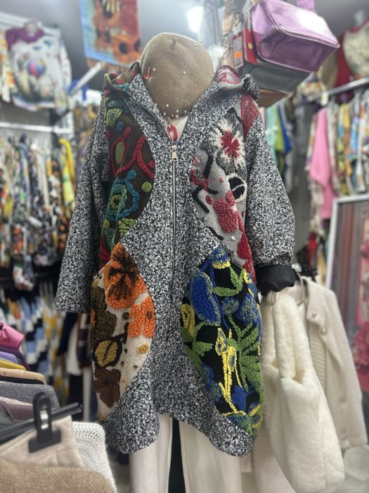 Дамски палта памук и вълна