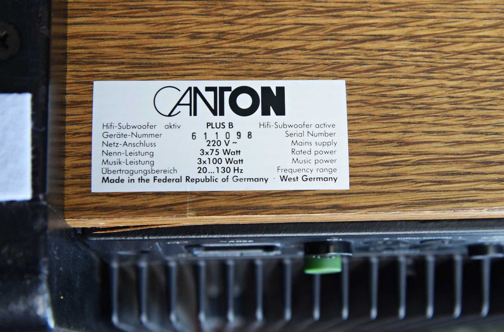 Subwoofer activ Canton Plus B