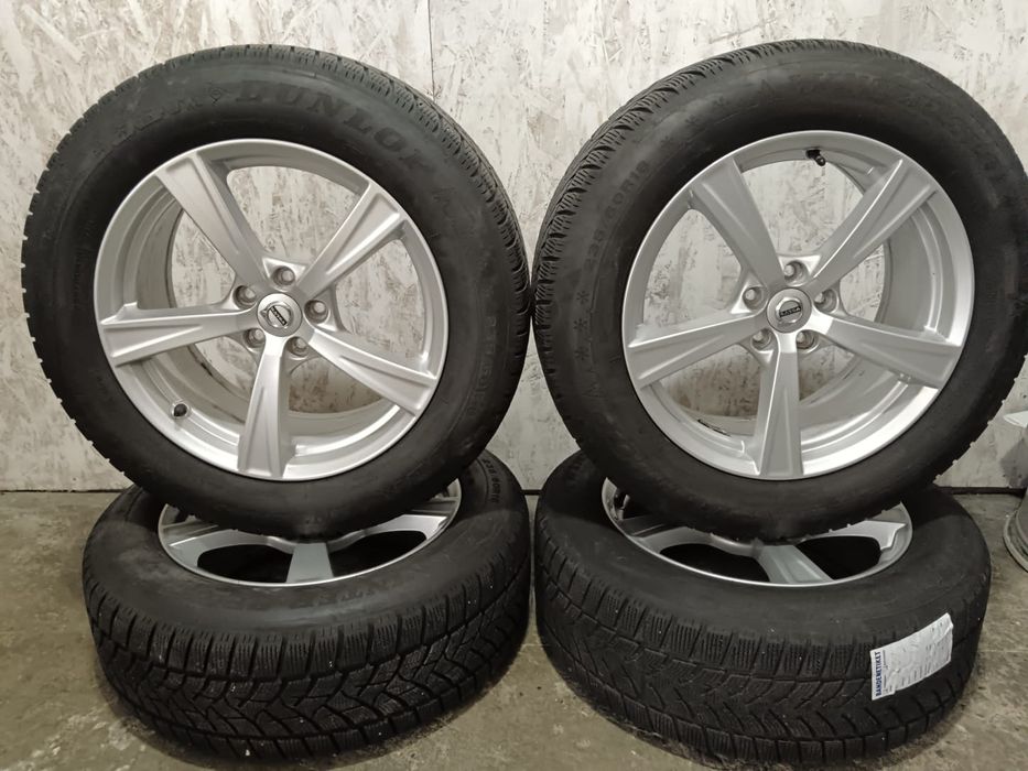 Set jante aliaj,prindere 5x108,et 42.5,cu anvelope iarna,235/60/18  Volvo,Ford,Jaguar