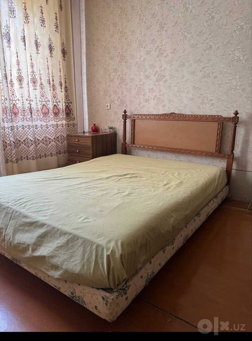 Продам кровать полуторка,размер 1.35 на 2,б/у,не дорого.